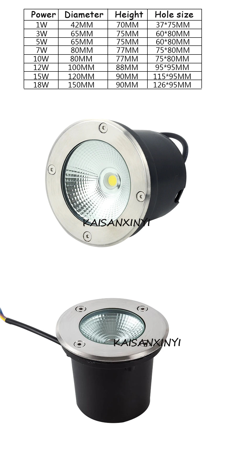 Waterproof Led Light Garden Underground 3W 5W 10W 15W IP67 Outdoor Buried Garden Path Spot Recessed Inground Lighting 220V DC12V