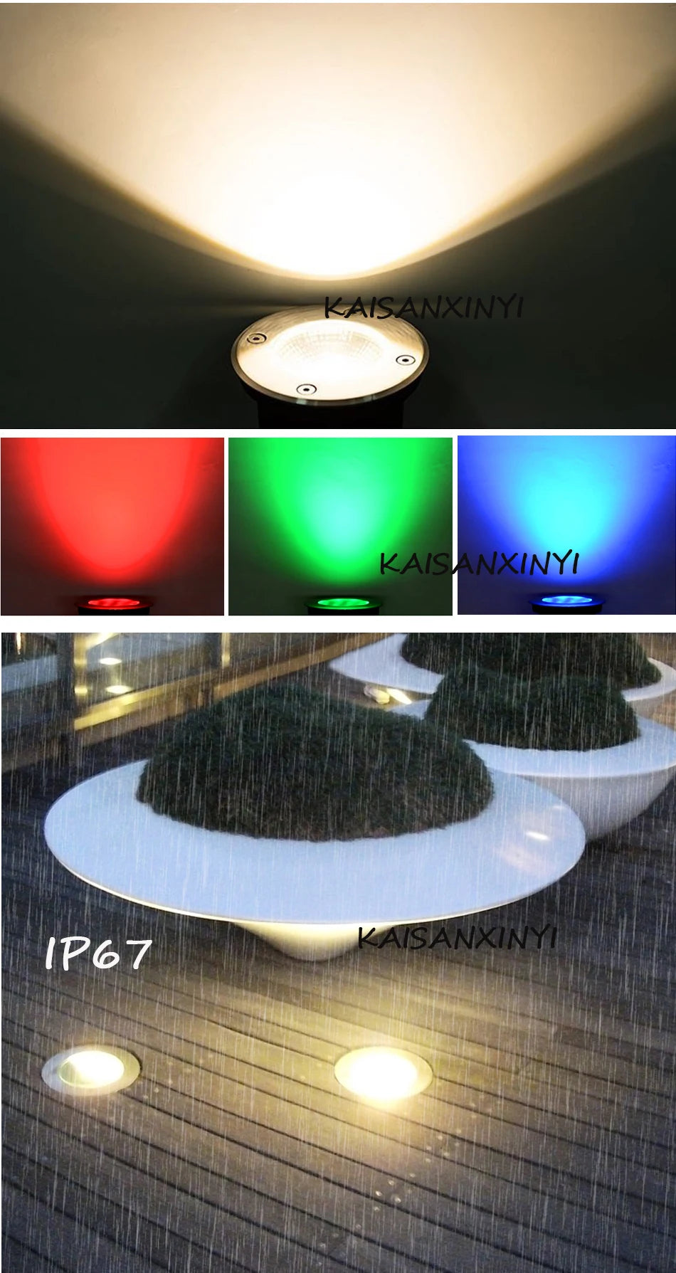 Waterproof Led Light Garden Underground 3W 5W 10W 15W IP67 Outdoor Buried Garden Path Spot Recessed Inground Lighting 220V DC12V