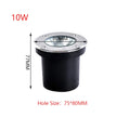 Waterproof Led Light Garden Underground 3W 5W 10W 15W IP67 Outdoor Buried Garden Path Spot Recessed Inground Lighting 220V DC12V