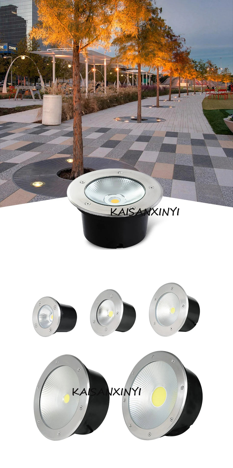 Waterproof Led Light Garden Underground 3W 5W 10W 15W IP67 Outdoor Buried Garden Path Spot Recessed Inground Lighting 220V DC12V