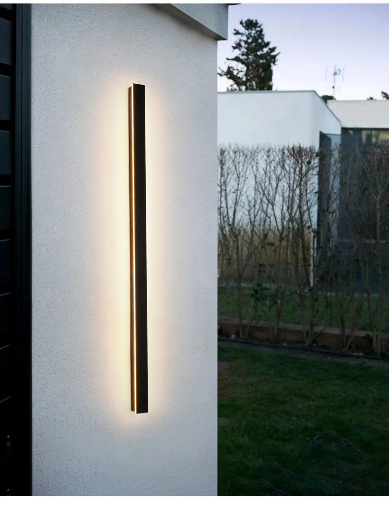 Outdoor waterproof wall lamp LED  strip background wall lamp stair garden lamp living room bedroom bedside ip65 wall lights
