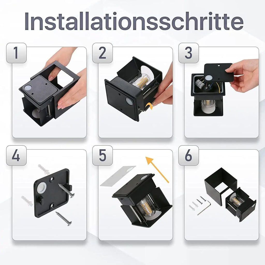 IP65 Waterproof LED Wall Light – Aluminium Indoor Outdoor
