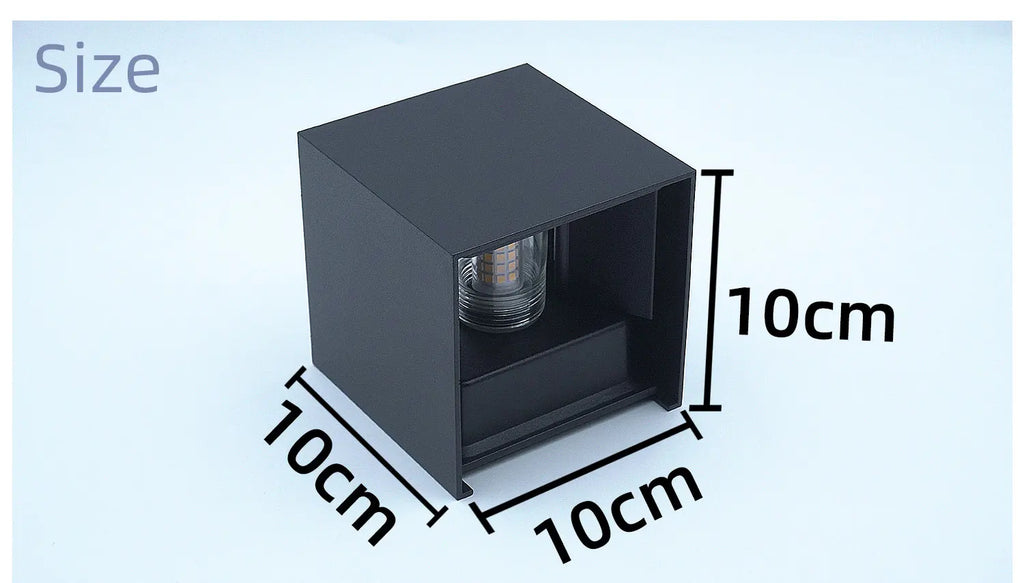 IP65 Waterproof LED Wall Light – Aluminium Indoor Outdoor