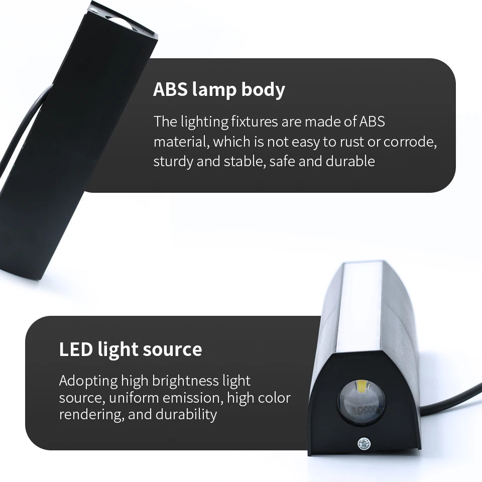 Outdoor LED Wall Light 10W IP66 Waterproof Lamp AC85-265V Warm White Cold White Exterior Wall Mounted Lighting for Home Decor
