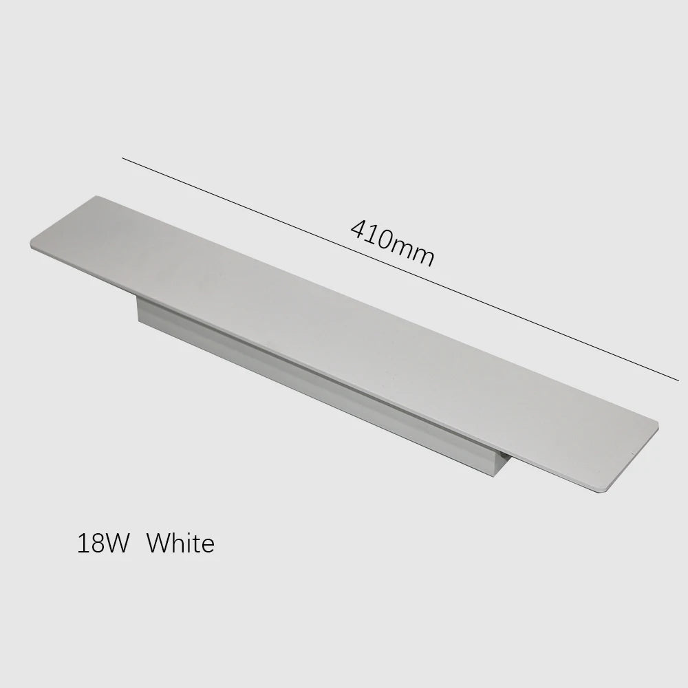 Modern LED Wall Lamp Outdoor/Indoor Wall Lamp 110V 220V Straight Strip Aluminum Light White/Black/Gold/Coffee Wall Lamp Fixture