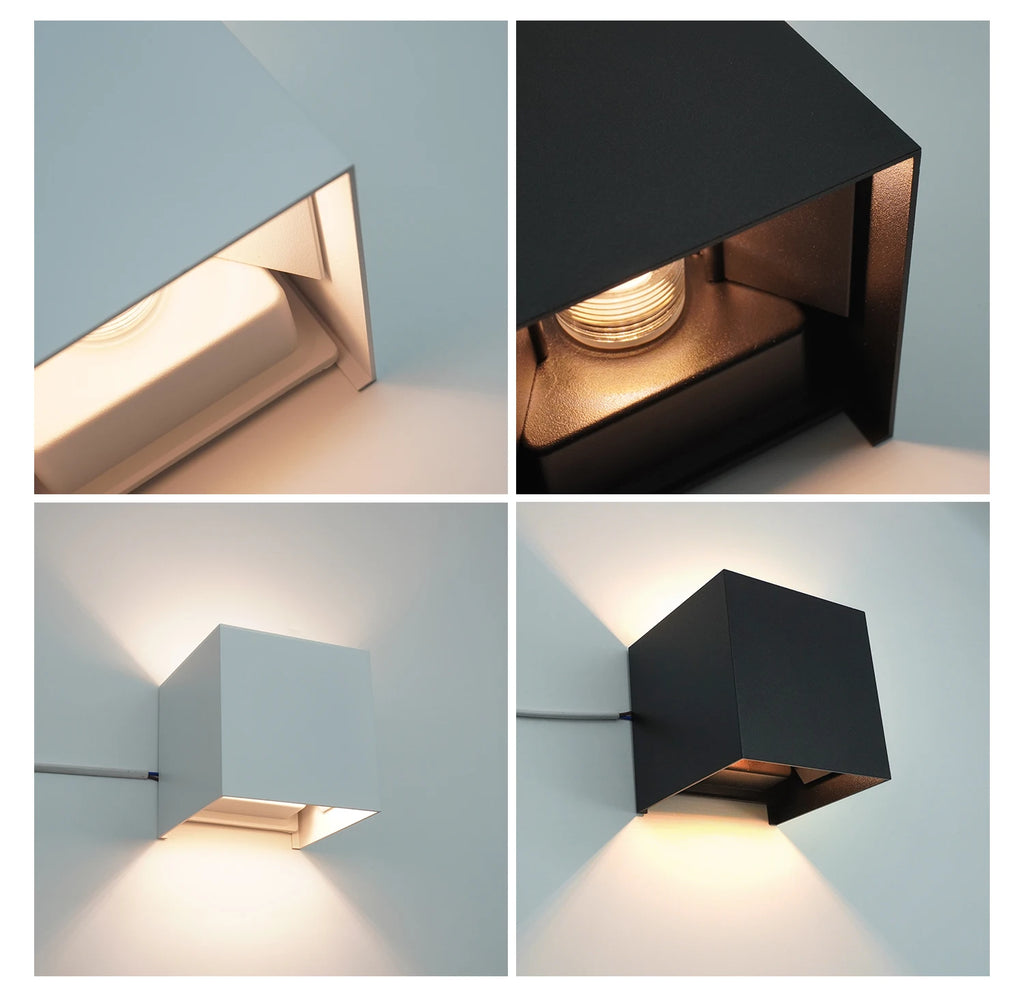 IP65 Waterproof LED Wall Light – Aluminium Indoor Outdoor