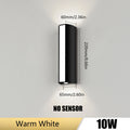 Outdoor LED Wall Light 10W IP66 Waterproof Lamp AC85-265V Warm White Cold White Exterior Wall Mounted Lighting for Home Decor