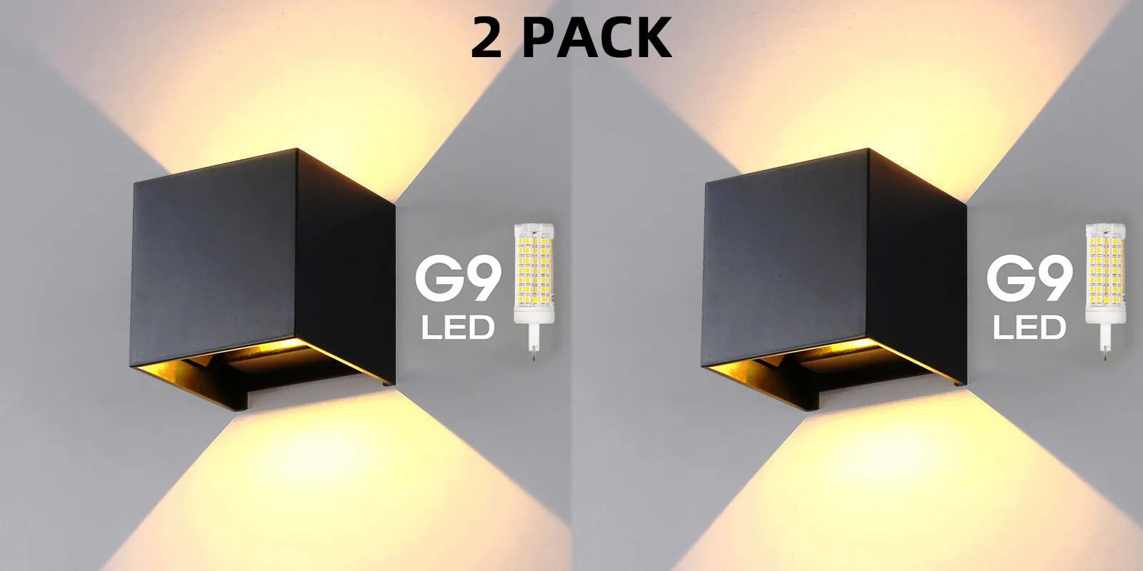 IP65 Waterproof LED Wall Light – Aluminium Indoor Outdoor